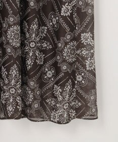 自由区 ロータスタイルプリント ワンピース