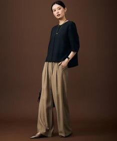 自由区 L 【人気素材・NEWデザイン】ラスティックメッシュラグランスリーブ ブラウス