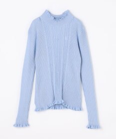 組曲 KIDS 【150-160㎝】フラワードット リブニット