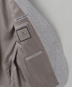 GOTAIRIKU 【CANONICO/カノニコ】サキソニーウールコットンブレンド ジャケット_グレー千鳥柄