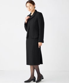 自由区 FORMAL 【高級トリアセテート素材】レベッカBSジョーゼット ジャケット+ワンピース