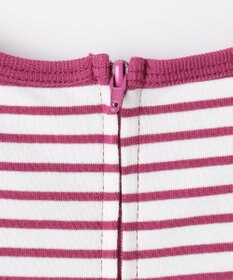 組曲 KIDS 【150-160㎝】マリンボーダー ワンピース