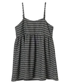 earth music&ecology ツイードキャミチュニック