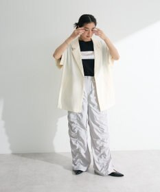 Green Parks ・ＳＵＧＡＲ　ＳＰＯＯＮ　配色ｓｔギャザーパンツ