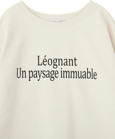 Green Parks 七分袖ロゴ裏毛プルオーバー