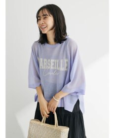 Green Parks シアーロゴニットプルオーバー