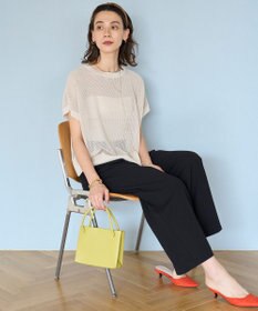 UNFILO メッシュ ハーフスリーブ プルオーバー