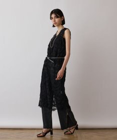 GRACE CONTINENTAL ケミカルレースストレートトップ