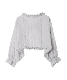 earth music&ecology ふくれジャガードボレロ