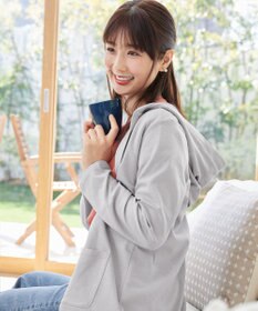 Tiaclasse 【小倉優子さん着用・UVケア・接触冷感】“やみつき”カットソーパーカーカーデ