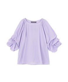 YECCA VECCA ホイップスリーブブラウス