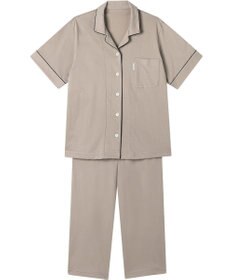 ワコール／睡眠科学 パジャマ 5分袖 半袖 8分丈 綿100%(本体) 天竺素材 レディース YDT150 睡眠科学／ワコール