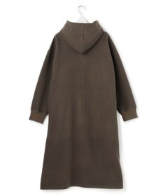 J.PRESS YORK STREET 【WOMEN】ウールライクジャージー フーデットロング ワンピース