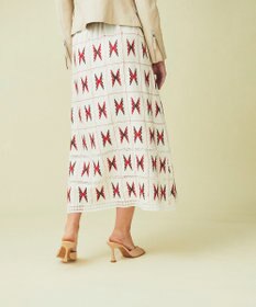 キカ刺繍ロングスカート / GRACE CONTINENTAL | ファッション通販 ...