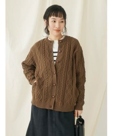 CRAFT STANDARD BOUTIQUE リサイクルポリエステルケーブルカーディガン