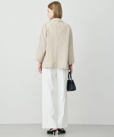 ICB L ドライアセテートスラブ 8分袖ジャケット