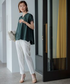 23区 S 【洗える】ラダーレースジャージー カットソー