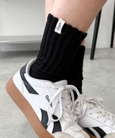 WEGO タグデザインボリュームリブソックス