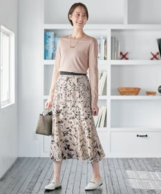 自由区 【XSサイズ～/洗える】レーヨンストレッチ プルオーバーニット