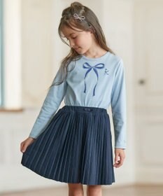 組曲 KIDS 【110-140cm】リボンアート Tシャツ