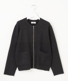 J.PRESS LADIES S 【洗える】BOUCLE BLOUSON ニット アウター