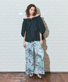 GRACE CONTINENTAL ボリュームスリーブトップ