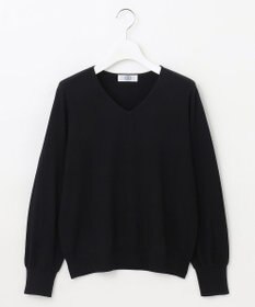 J.PRESS LADIES L 【洗える】PRINCE Vネック ニット