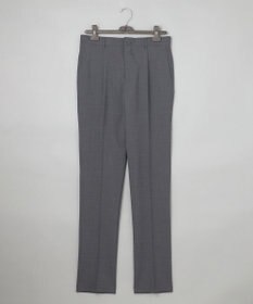 GOTAIRIKU ロングセラー【洗える/折り目加工/シワになりにくい/ウエストアジャスター】ウォッシャブル サマーウール100％パンツ_定番色(1タック)25年モデル