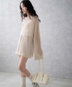 WEGO スターメッシュニットプルオーバー