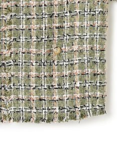 BEIGE， BERYL / ファンシーツイードノーカラージャケット