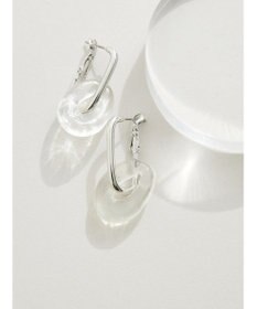 Green Parks ・ＨＡＬＦ　ＴＩＭＥ　ラフデザインクリア２ＷＡＹピアス