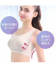 BRADELIS New York 【Yukine inc. 】　ゆきねえとろけるシルク混ライトブラ26 着心地重視 接触冷感機能付き 補正下着