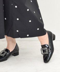 Bridget Birkin 【Bridget Birkin】スクエアバックルビジューローファー