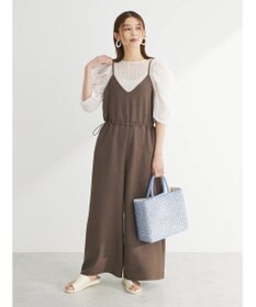 Green Parks 冷やっとすずやかウエストドロストサロペット