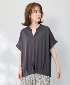 ANY ストレッチピケカシュクールカットソー