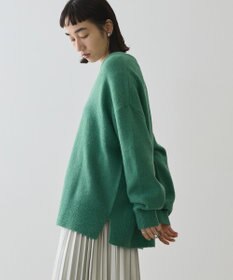 AMERICAN HOLIC カーブネックニットプルオーバー