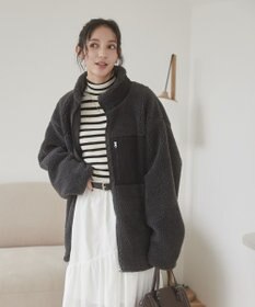 WEGO 【ユニセックス着用ITEM/SMLサイズ展開】ボアブルゾン