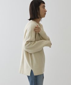 AMERICAN HOLIC カーブネックニットプルオーバー