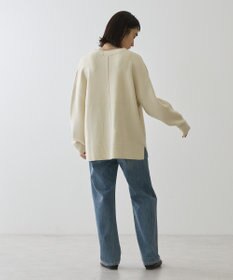 AMERICAN HOLIC カーブネックニットプルオーバー