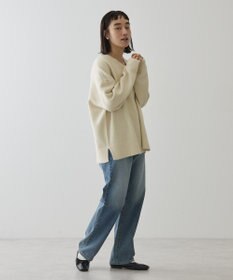 AMERICAN HOLIC カーブネックニットプルオーバー