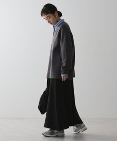 AMERICAN HOLIC カーブネックニットプルオーバー