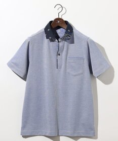 JOSEPH ABBOUD 【愛されて20年！オーガニックコットン使用】 バンダナプリント ダディ ポロシャツ