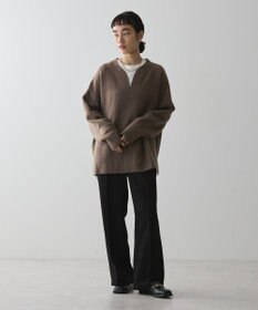 AMERICAN HOLIC カーブネックニットプルオーバー