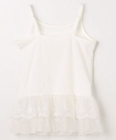 ANY KIDS 【洗濯機可能/吸汗速乾】裾レース ドライタッチ キャミソール