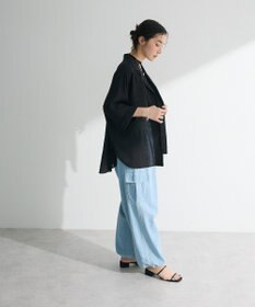 Green Parks 【WEB限定】開襟シアージャケット風シャツⅡ
