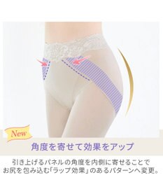 BRADELIS New York 【BRADELIS NewYork peace】おしりPラインラッピングロングショーツ24