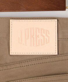 J.PRESS MEN パウダーチノストレッチパンツ