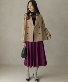 組曲 【前後着用可】チュールフリル ブラウス