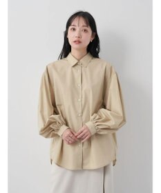 earth music&ecology 袖タックブラウス