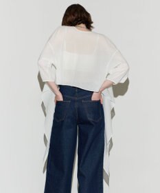 NAVE 【Nave 　洗える】マルチウェイシアーブラウス